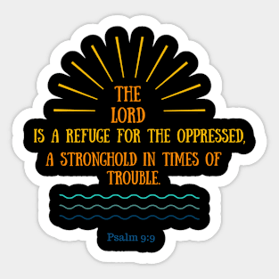 7Sparrows Psalm 9:9 Stronghold Sticker